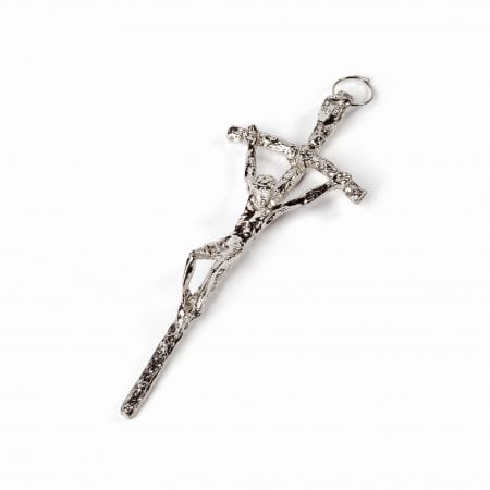 Silberfarbiges kreuzbild 1 Silberfarbiges kreuzbild