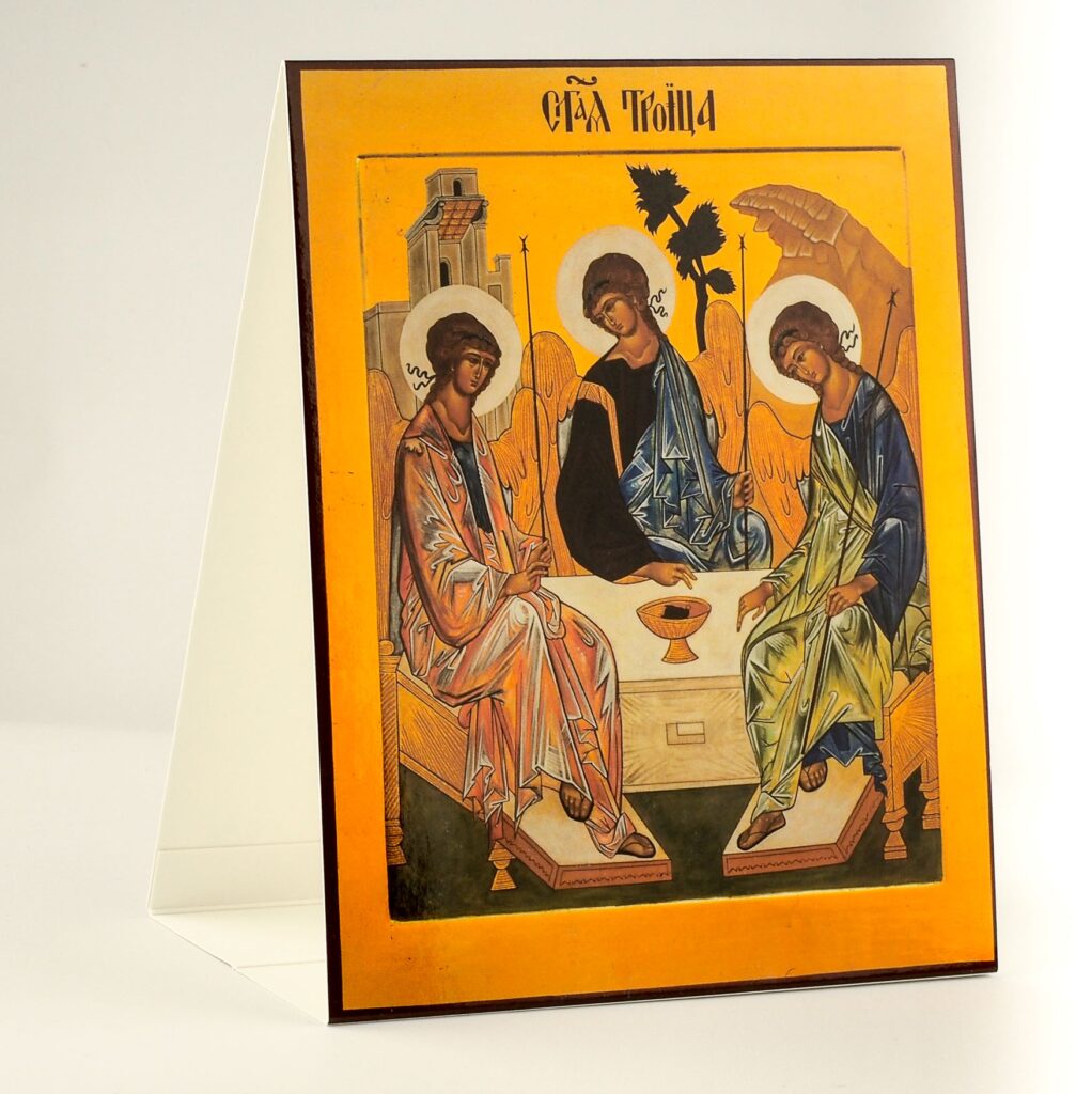 Icoonkaart oudtestamentische triniteit lr