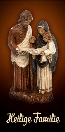 Gebetskarte heilige familie 1 Gebetskarte heilige familie