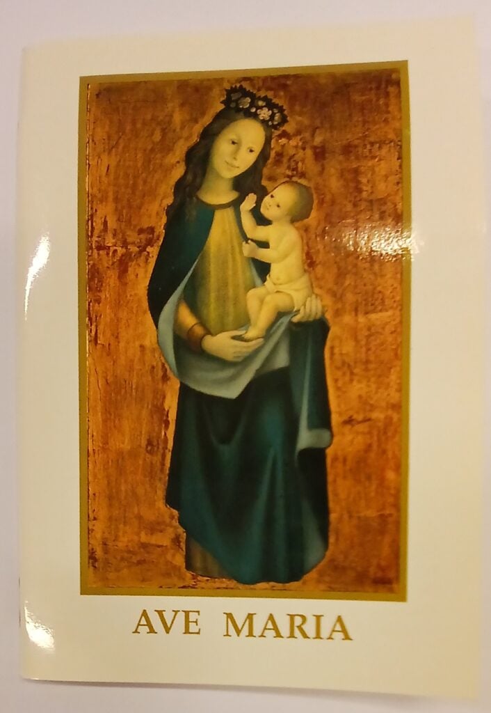 Büchlein „ave maria“ 4 Ave maria voorkant