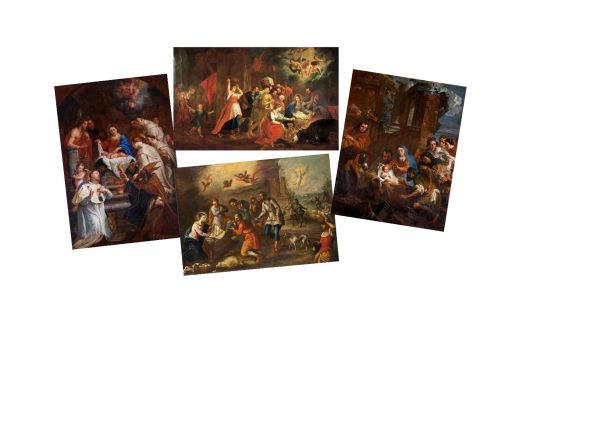 Set mit 4 Weihnachtskarten Prämonstratenser