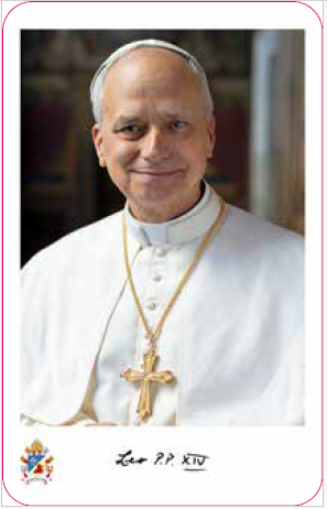 Karte Papst Leo XIV.